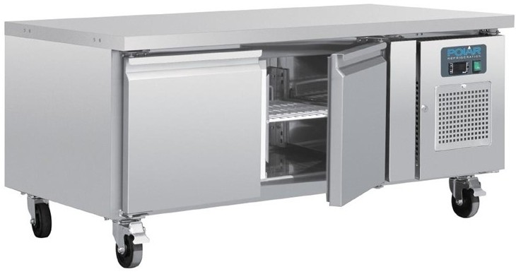  Polar Soubassement r&eacute;frig&eacute;r&eacute; positif GN 1/1 S&eacute;rie U 2 portes 