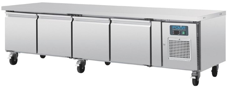  Polar Soubassement r&eacute;frig&eacute;r&eacute; positif GN 1/1 S&eacute;rie U 4 portes 
