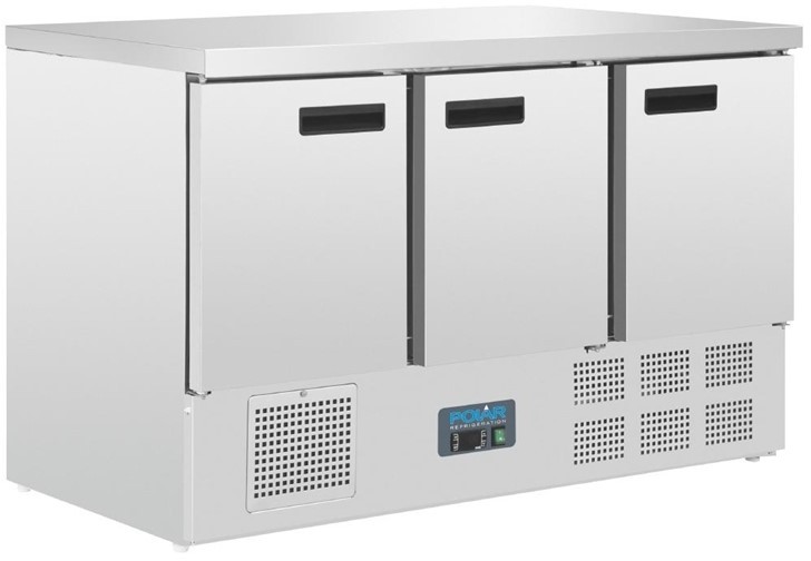  Polar Table r&eacute;frig&eacute;r&eacute;e 3 portes 368L S&eacute;rie G 