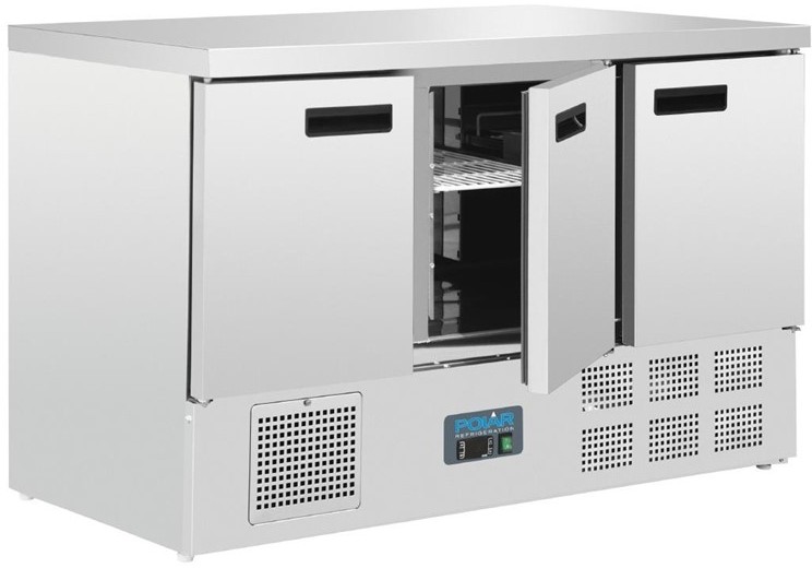  Polar Table r&eacute;frig&eacute;r&eacute;e 3 portes 368L S&eacute;rie G 