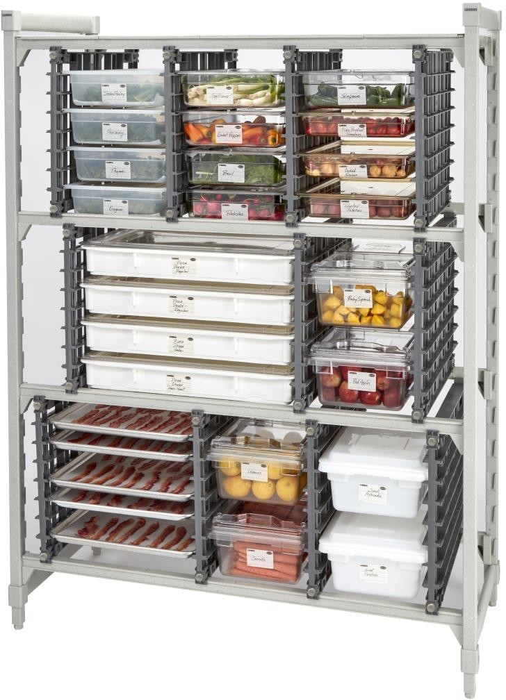  Cambro Kit casier de d&eacute;marrage pour rayonnages Basics Plus profondeur 530 mm 
