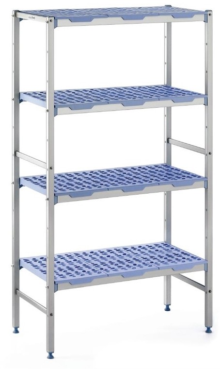  Tournus Rayonnage modulaire 4 niveaux 500 x 1292mm 