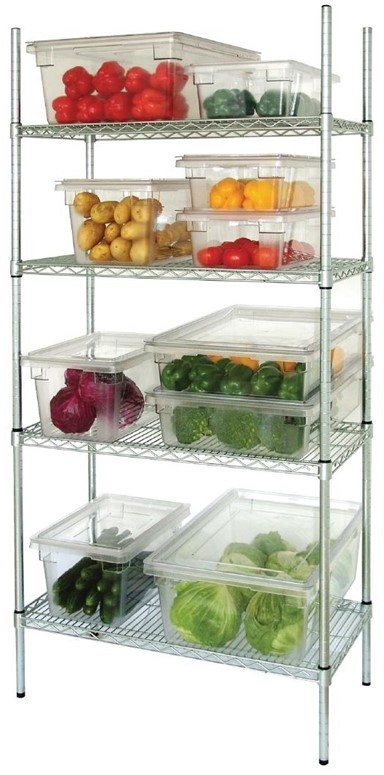  Vogue &Eacute;tag&egrave;re en kit 4 niveaux 1220 x 610mm 