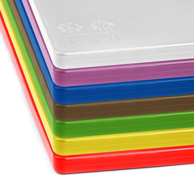  Hygiplas Ensemble de 7 planches &agrave; d&eacute;couper antibact&eacute;riennes basse densit&eacute; 10mm 