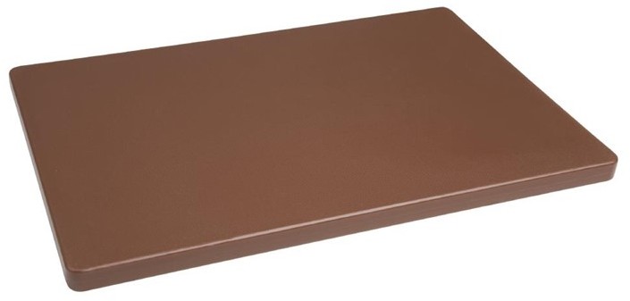  Hygiplas Planche &agrave; d&eacute;couper standard &eacute;paisse basse densit&eacute; marron 