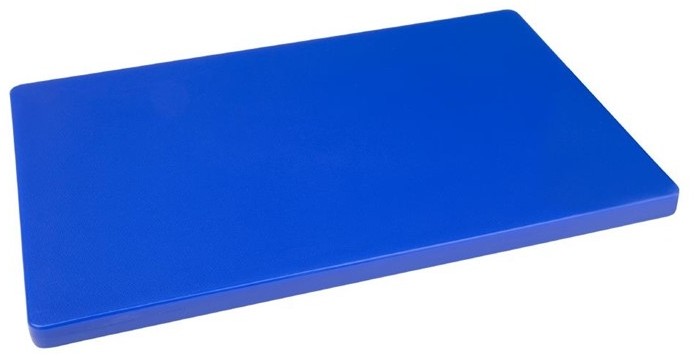 Hygiplas Planche &agrave; d&eacute;couper standard &eacute;paisse basse densit&eacute; bleue 