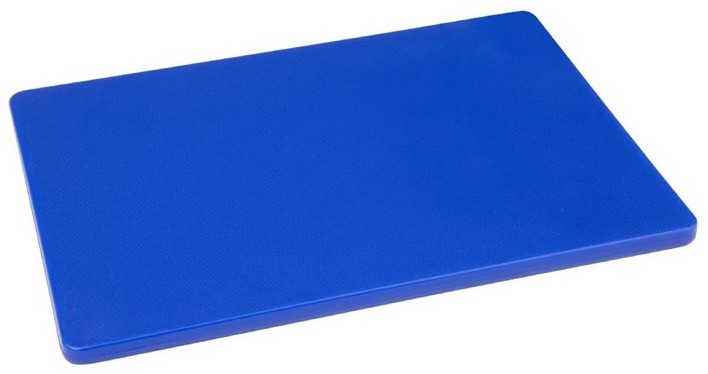  Hygiplas Petite planche &agrave; d&eacute;couper basse densit&eacute; bleue 