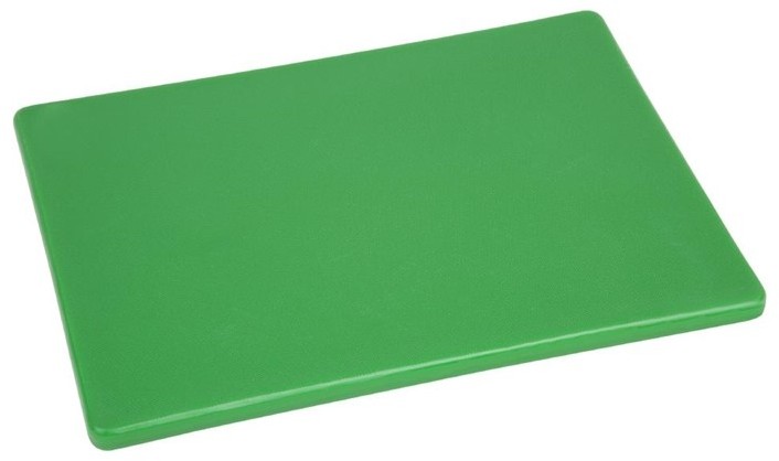  Hygiplas Petite planche &agrave; d&eacute;couper basse densit&eacute; verte 