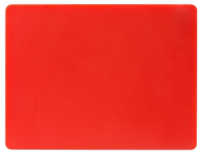  Hygiplas Petite planche &agrave; d&eacute;couper basse densit&eacute; rouge 