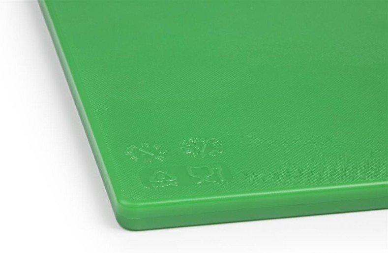 Hygiplas Planche &agrave; d&eacute;couper antibact&eacute;rienne basse densit&eacute; vert 