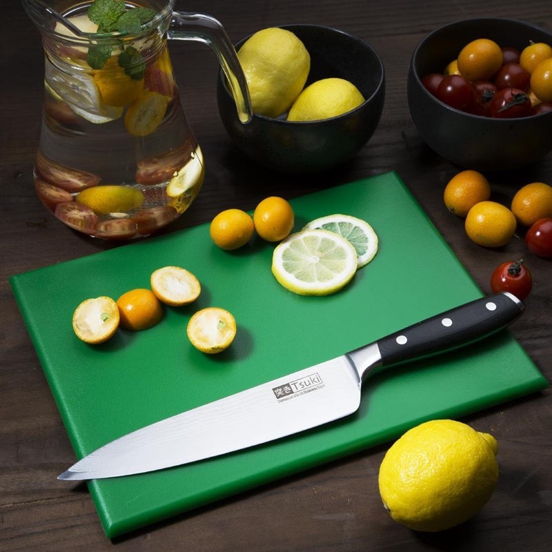  Hygiplas Petite planche &agrave; d&eacute;couper haute densit&eacute; verte 