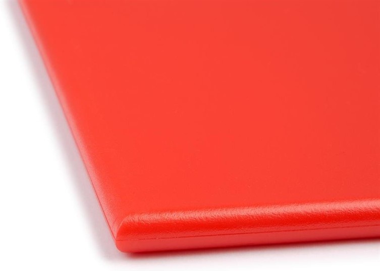  Hygiplas Petite planche &agrave; d&eacute;couper haute densit&eacute; rouge 