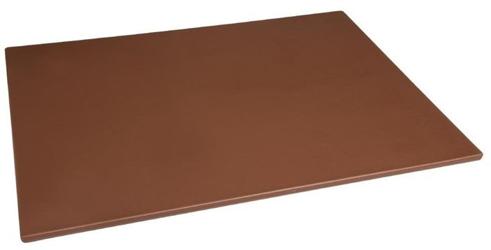  Hygiplas Grande planche &agrave; d&eacute;couper basse densit&eacute; marron 