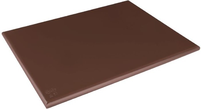  Hygiplas Grande planche &agrave; d&eacute;couper &eacute;paisse basse densit&eacute; marron 