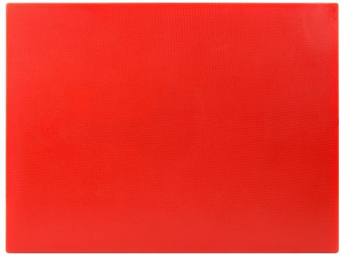  Hygiplas Grande planche &agrave; d&eacute;couper basse densit&eacute; rouge 