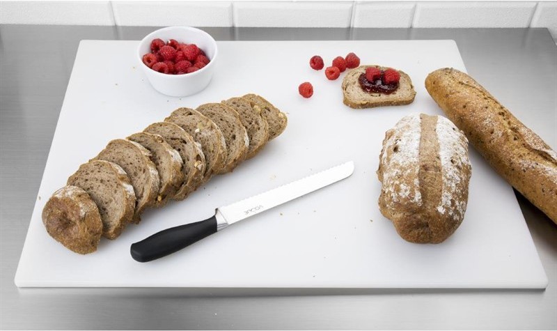  Hygiplas Grande planche &agrave; d&eacute;couper basse densit&eacute; blanche 