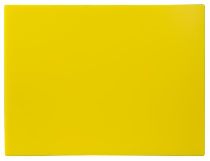  Hygiplas Grande planche &agrave; d&eacute;couper basse densit&eacute; jaune 