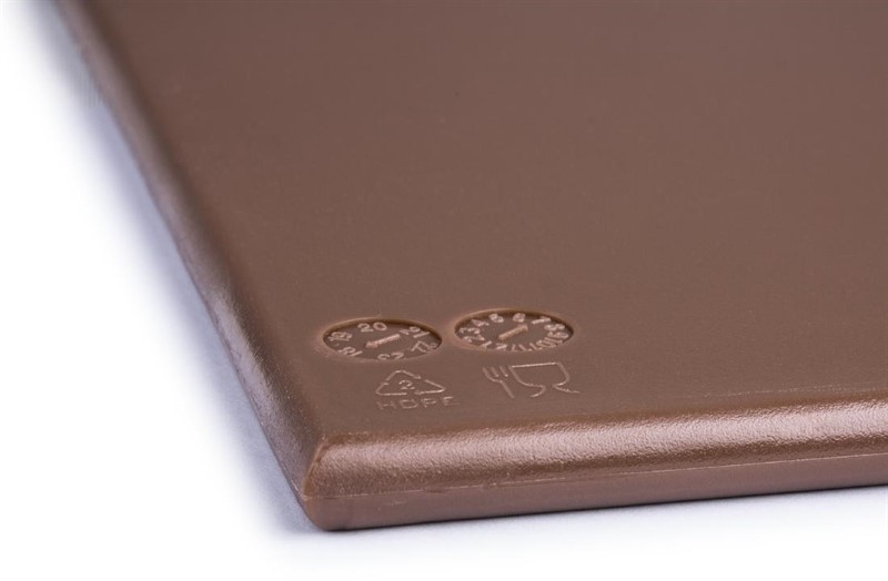  Hygiplas Grand planche &agrave; d&eacute;couper haute densit&eacute; marron 