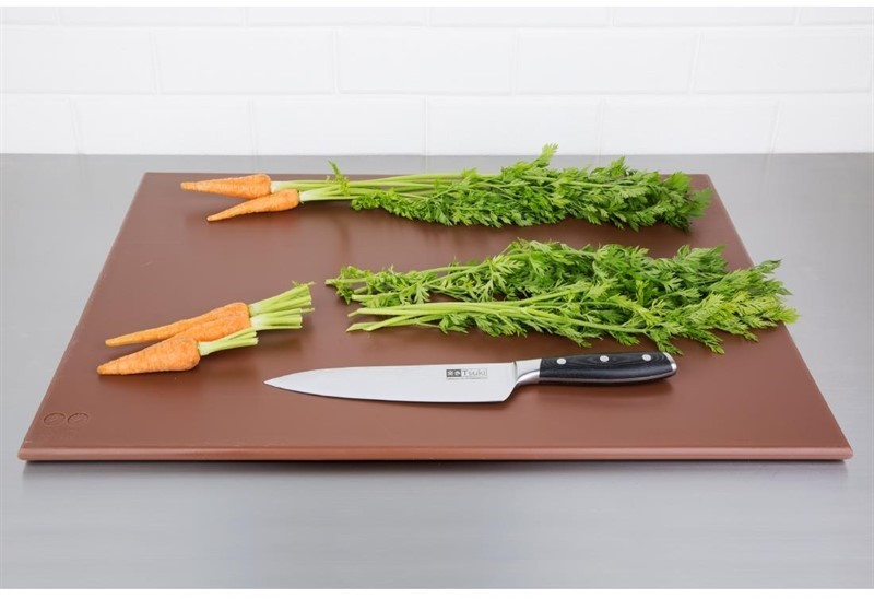  Hygiplas Grand planche &agrave; d&eacute;couper haute densit&eacute; marron 
