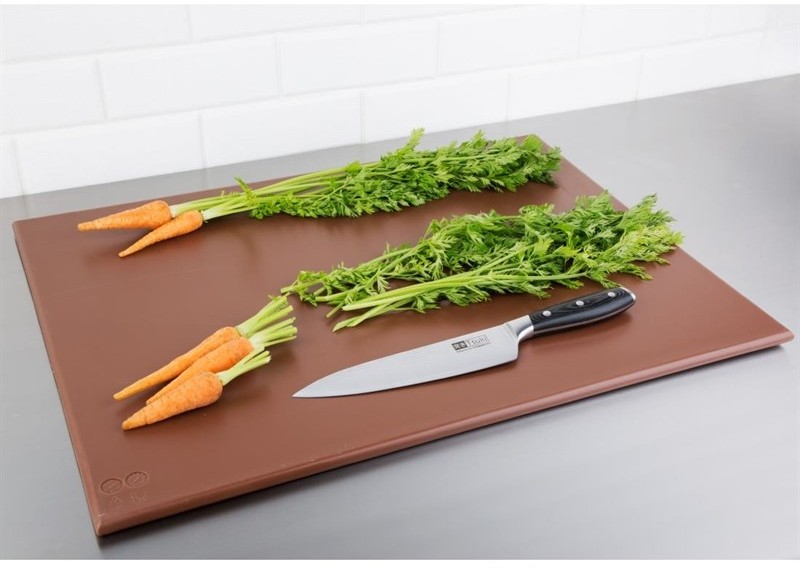  Hygiplas Grand planche &agrave; d&eacute;couper haute densit&eacute; marron 