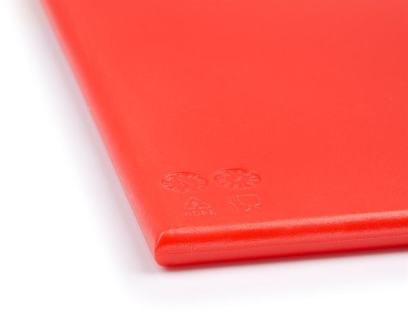  Hygiplas Grande planche &agrave; d&eacute;couper haute densit&eacute; rouge 