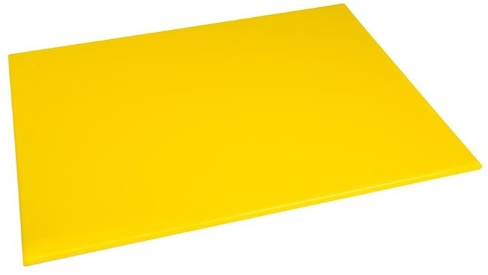  Hygiplas Grande planche &agrave; d&eacute;couper haute densit&eacute; jaune 