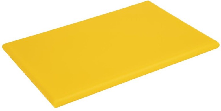  Hygiplas Planche &agrave; d&eacute;couper &eacute;paisse haute densit&eacute; jaune 