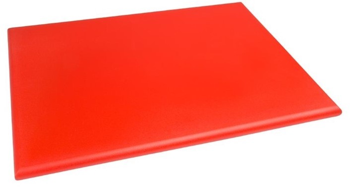  Hygiplas Planche &agrave; d&eacute;couper extra large haute densit&eacute; rouge 