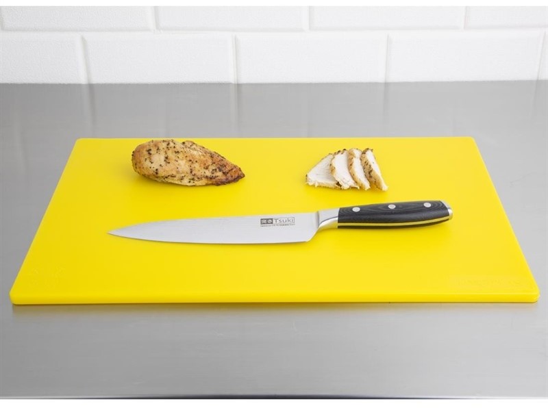  Hygiplas Planche &agrave; d&eacute;couper standard basse densit&eacute; jaune 