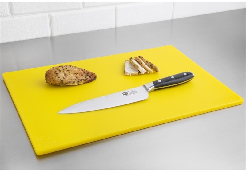  Hygiplas Planche &agrave; d&eacute;couper standard basse densit&eacute; jaune 