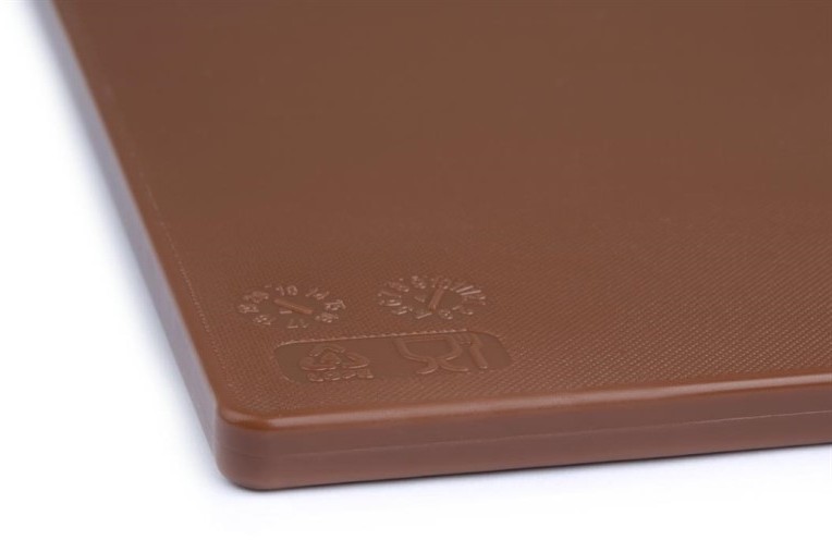  Hygiplas Planche &agrave; d&eacute;couper standard basse densit&eacute; marron 