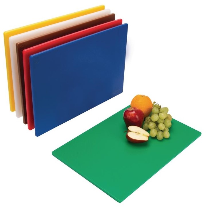  Hygiplas Lot de 6 planches &agrave; d&eacute;couper basse densit&eacute; Hygiplas 