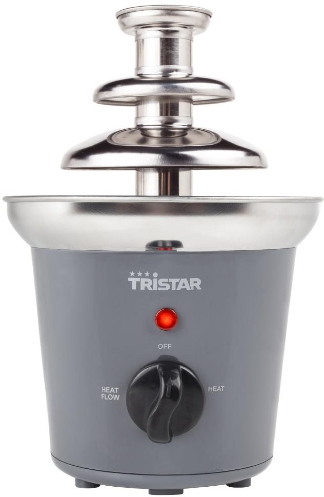  Tristar Fontaine &agrave; chocolat CF-1603 niveaux en acier inoxydable 