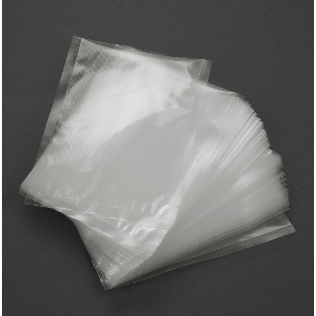  Vogue Sacs gaufr&eacute;s compostables pour machine sous vide 150x250mm (Lot de 50) 
