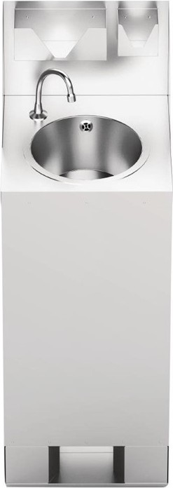  IMC Station de lavage des mains mobile avec cr&eacute;dence 10L 