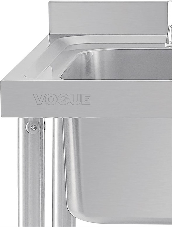  Vogue Plonge un bac &eacute;gouttoir &agrave; droite 1000mm 
