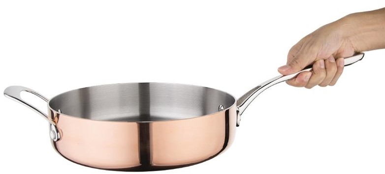  Vogue Sauteuse en cuivre 3 couches 24 cm 