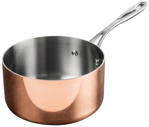  Vogue Casserole en cuivre 3 couches 18 cm 