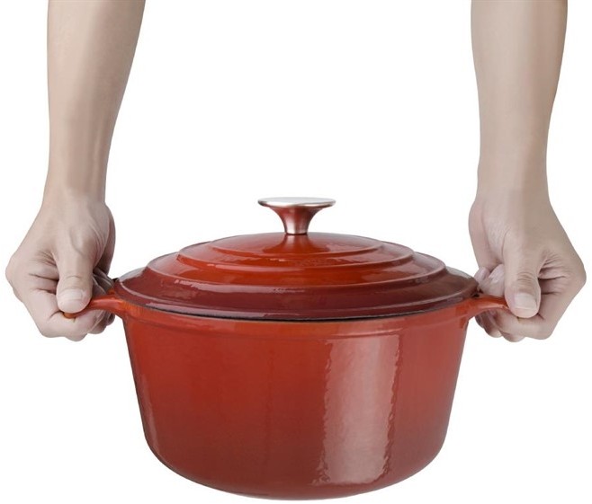  Vogue Grande cocotte ronde rouge Vogue 
