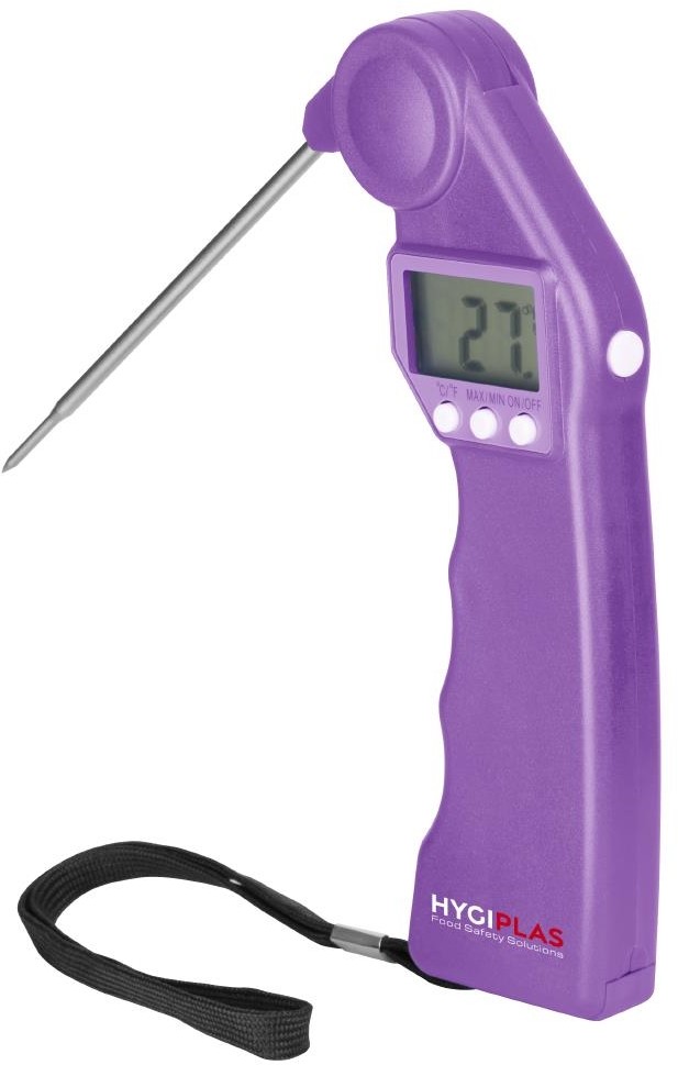  Hygiplas Thermom&egrave;tre &agrave; code couleur Easytemp violet 