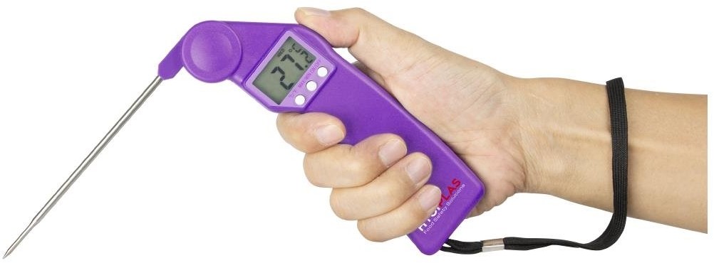  Hygiplas Thermom&egrave;tre &agrave; code couleur Easytemp violet 