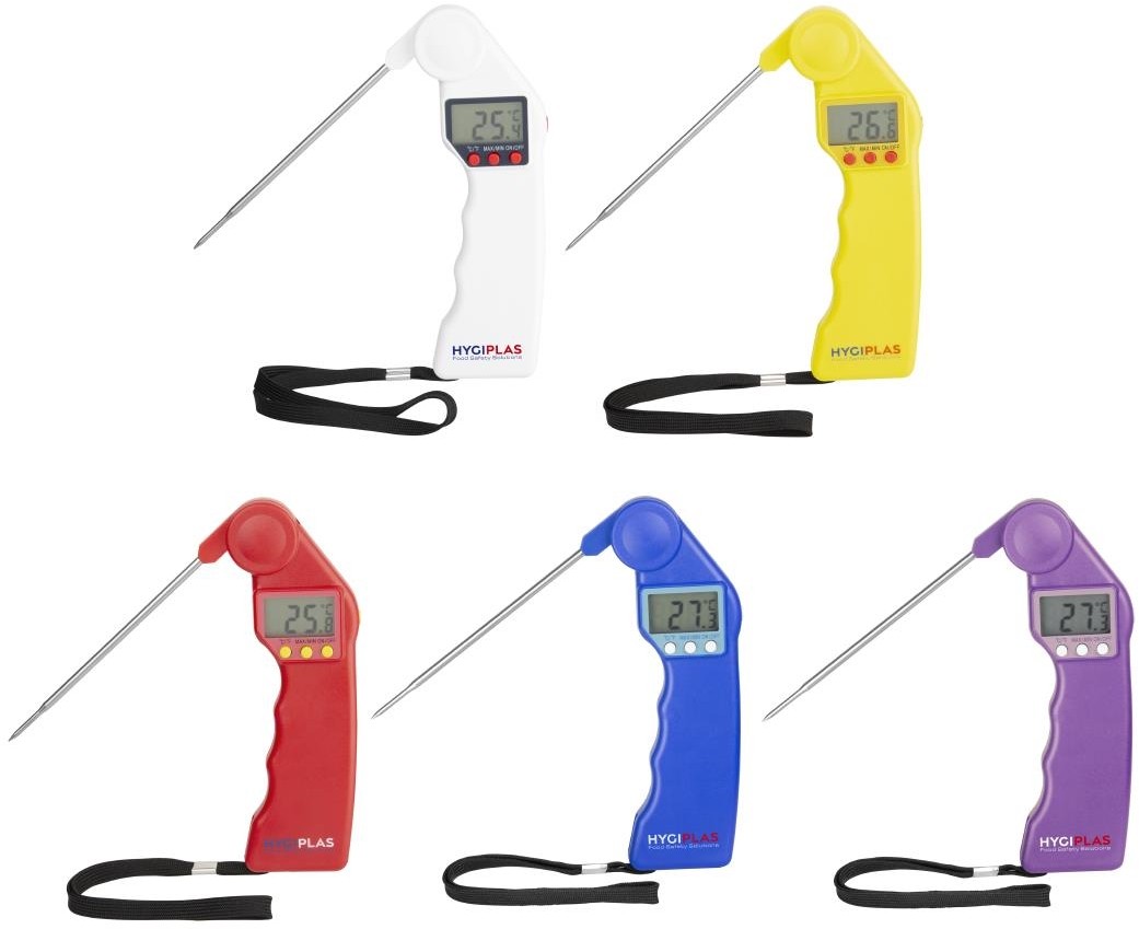  Hygiplas Thermom&egrave;tre &agrave; code couleur Easytemp violet 