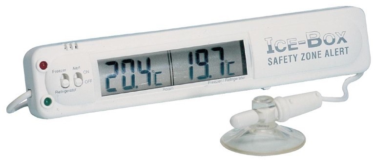  Hygiplas Thermom&egrave;tre &agrave; r&eacute;frig&eacute;rateur et cong&eacute;lateur Hygiplas 