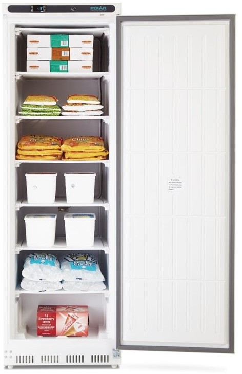  Polar Armoire r&eacute;frig&eacute;r&eacute;e n&eacute;gative 1 porte blanche 365L S&eacute;rie C 