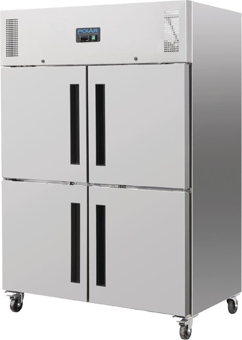  Polar Armoire r&eacute;frig&eacute;r&eacute;e n&eacute;gative double 2 portillons GN 2/1 S&eacute;rie G 