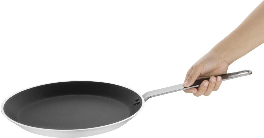  Vogue Po&ecirc;le &agrave; cr&ecirc;pes antiadh&eacute;sive en aluminium anodis&eacute; Platinum Plus 300mm 
