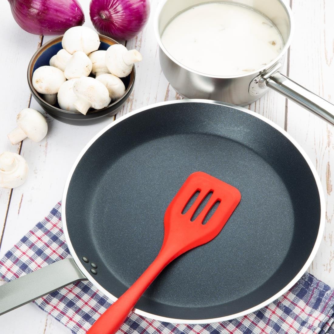  Vogue Po&ecirc;le &agrave; cr&ecirc;pes antiadh&eacute;sive en aluminium anodis&eacute; Platinum Plus 300mm 