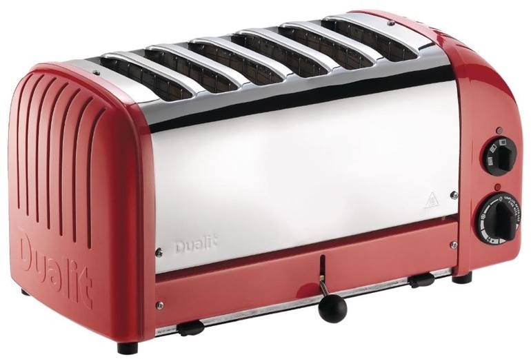  Dualit Grille-pain 6 tranches rouge Vario 60154 