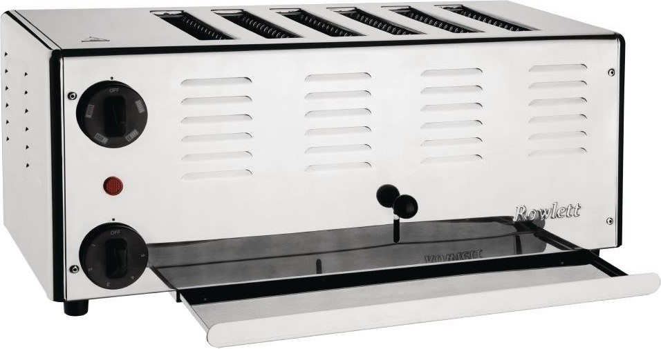  Rowlett Grille-pain 6 fentes Premier avec r&eacute;sistances DuraHeat suppl&eacute;mentaires 