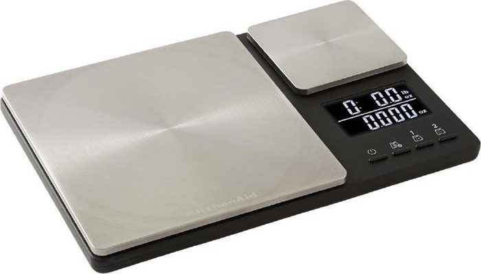  KitchenAid Balance de cuisine double plateforme en inox Global noire 